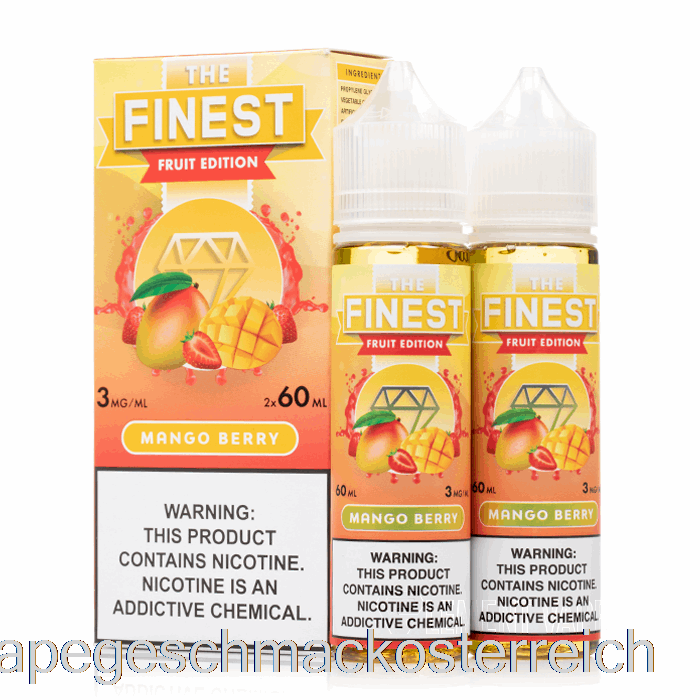 Mangobeere – Feinste Fruchtedition – 120 Ml 0 Mg Vape-Geschmack